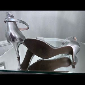 BP 3” heel Silver minimalistic stiletto heels